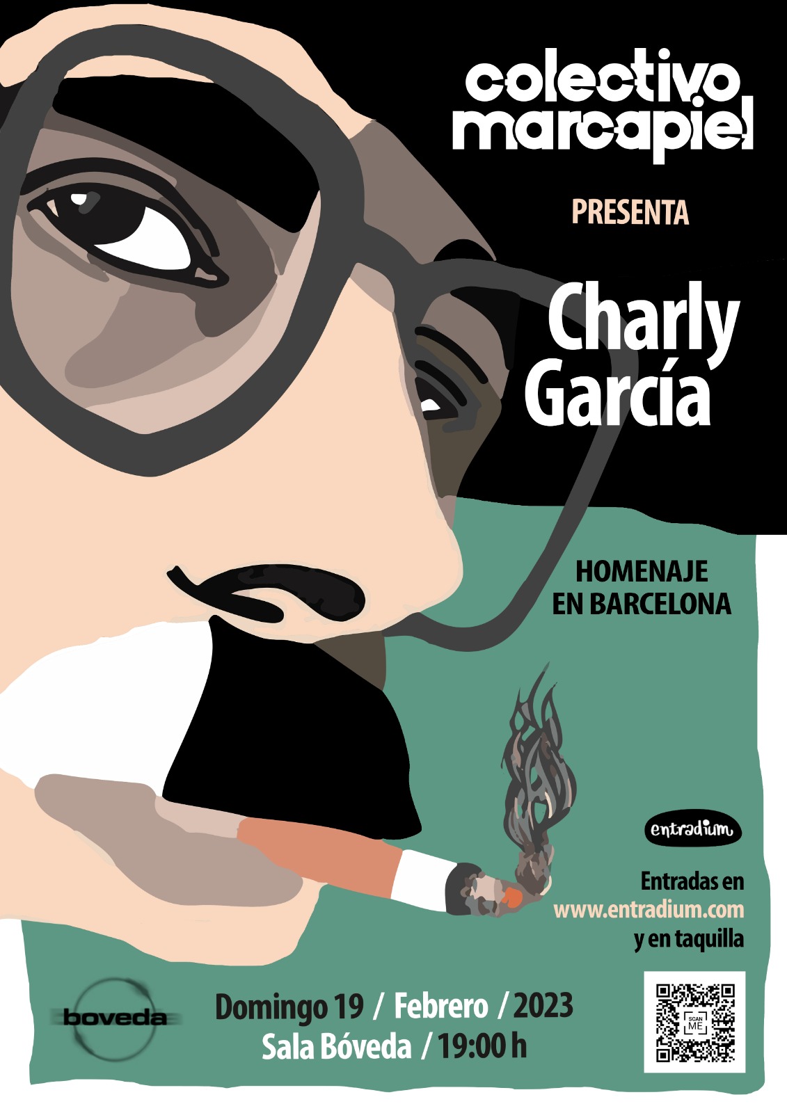 Homenaje a Charly García, historia del rock argentino, esta tarde en la sala