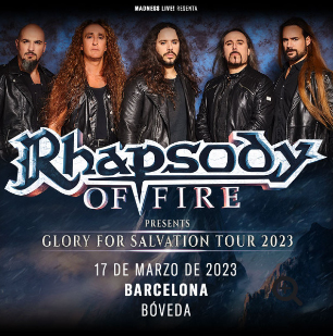 Glory For Salvation Tour de Rhapsody of Fire