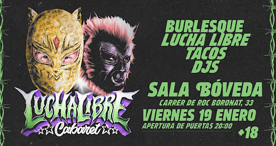 La lucha libre y la música se fusionan este viernes en la sala
