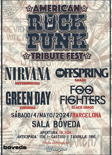 Esta noche entradas agotadas para el festival de punk rock 90s
