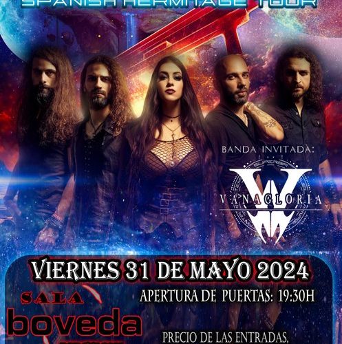 Temperance y Vanagloria,  último concierto de mayo. En junio más!!